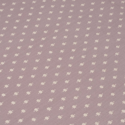 Lilac woven fabric; solid color.