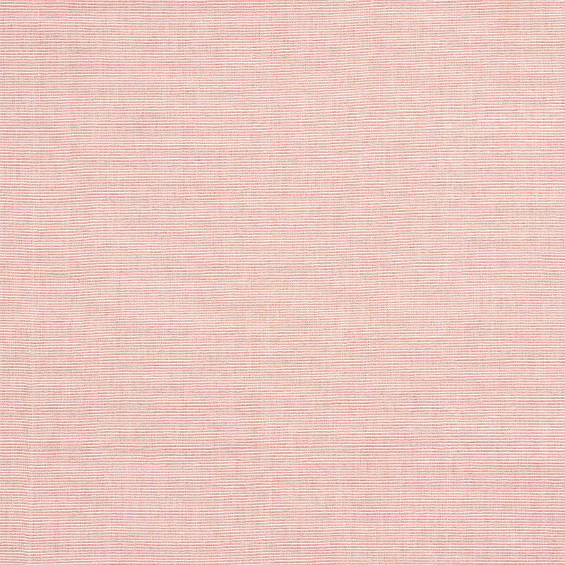 Peach-pink woven fabric with fine horizontal lines and soft textured finish.