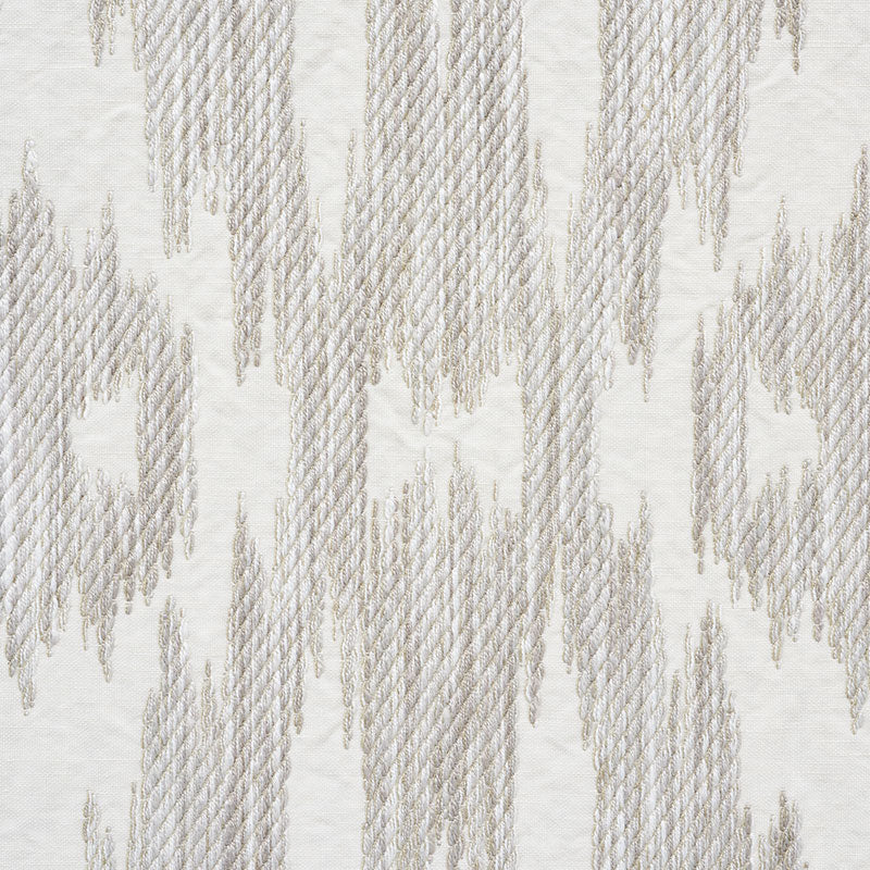 SCHUMACHER  NEW TRADITIONAL DORSET PATTERN WOVENS PATTERN WOVENS STONE   - 75551