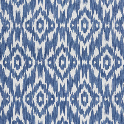 SCHUMACHER  NEW TRADITIONAL DORSET PATTERN WOVENS PATTERN WOVENS INDIGO   - 75553