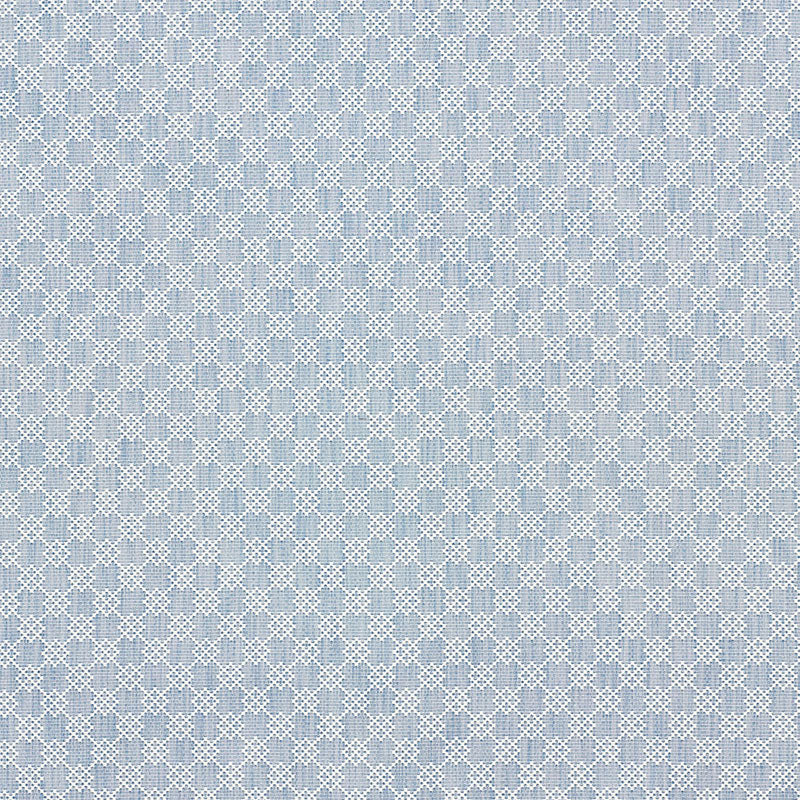 SCHUMACHER FABRIC  NEW TRADITIONAL ALBERT FRET   BLUE   - 75562