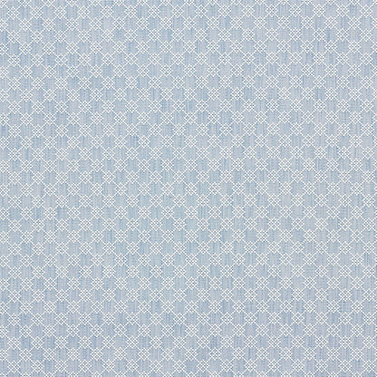 SCHUMACHER FABRIC  NEW TRADITIONAL ALBERT FRET   BLUE   - 75562