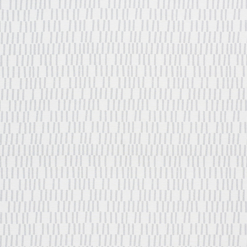 White surface with subtle light-gray vertical dash geometric pattern; textile-like textured appearance.