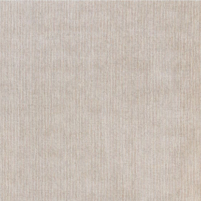 Beige woven fabric with fine vertical ribbing; linen-like texture suitable for upholstery or drapery.