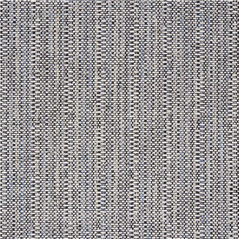 Neutral woven rug with vertical striped pattern in beige, taupe & gray; textured looped surface.