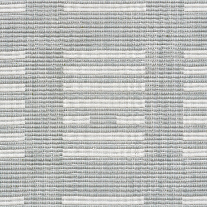 Light gray and white woven fabric with a striped, plaid-like pattern and subtle texture.