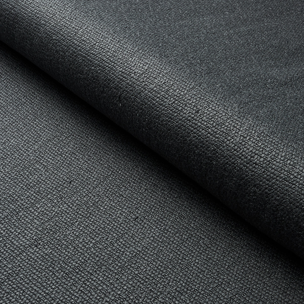 SCHUMACHER  PERFECT BASICS: LINEN FINN HEAVYWEIGHT LINEN PLAINS PLAINS CHARCOAL   - 75686