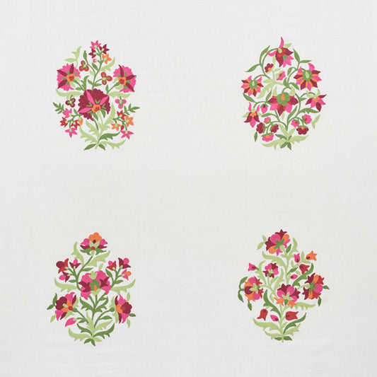 SCHUMACHER  Ottoman Chic ANTALYA MEDALLION EMBROIDERY EMBROIDERIES EMBROIDERIES GARNET   - 75741