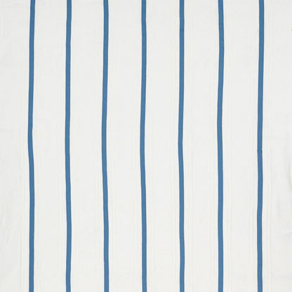 SCHUMACHER  NATURAL SHEERS STRIPE APPLIQU?? SHEER SHEERS & CASEMENTS SHEERS & CASEMENTS BLUE   - 75760