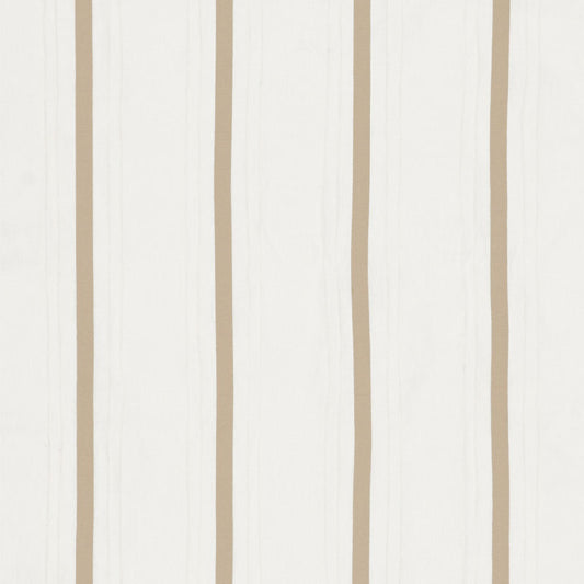 SCHUMACHER  NATURAL SHEERS STRIPE APPLIQU?? SHEER SHEERS & CASEMENTS SHEERS & CASEMENTS TAN   - 75762