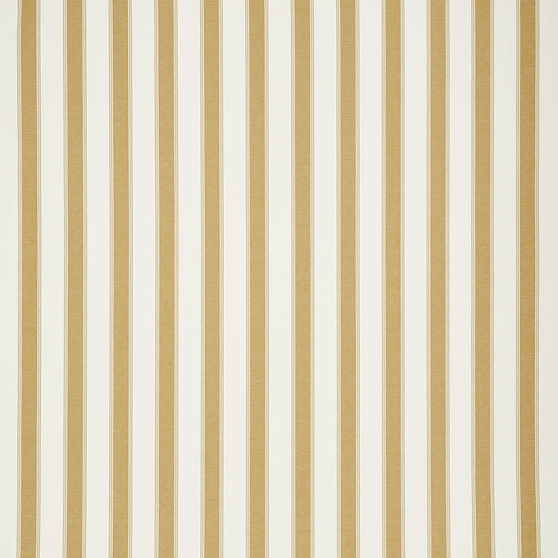 Gold and white vertical striped wallpaper for walls; modern home decor.