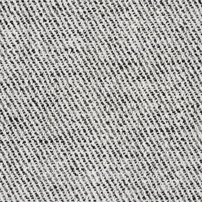 Charcoal twill fabric close-up with diagonal weave and textured surface.