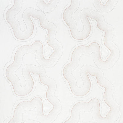 SCHUMACHER  PATTERNED SHEERS & CASEMENTS TOPO BEADED SHEER SHEERS & CASEMENTS SHEERS & CASEMENTS BLUSH   - 75900