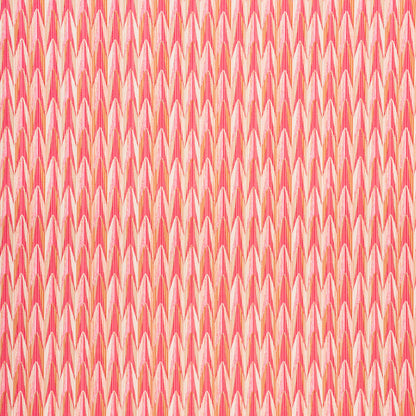 SCHUMACHER FABRIC  INDOOR/OUTDOOR: PRINTS & WOVENS VERDANT INDOOR/OUTDOOR   PINK & ORANGE   - 75911