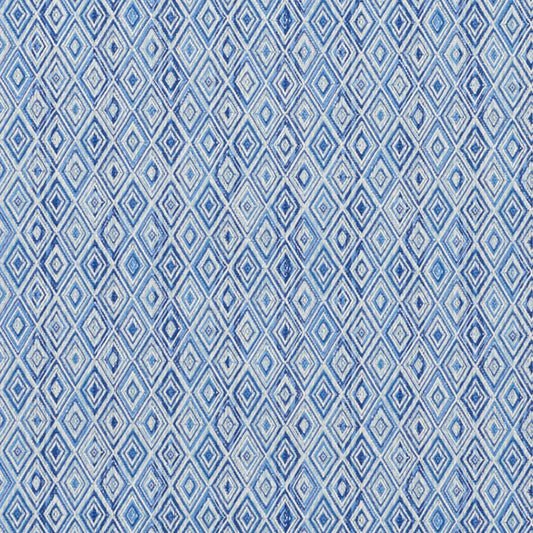 SCHUMACHER  INDOOR/OUTDOOR: PRINTS & WOVENS DIAMOND STRIE INDOOR/OUTDOOR PATTERN WOVENS,HIGH PERFORMANCE,INDOOR/OUTDOOR PATTERN WOVENS,HIGH PERFORMANCE,INDOOR/OUTDOOR BLUE   - 75921
