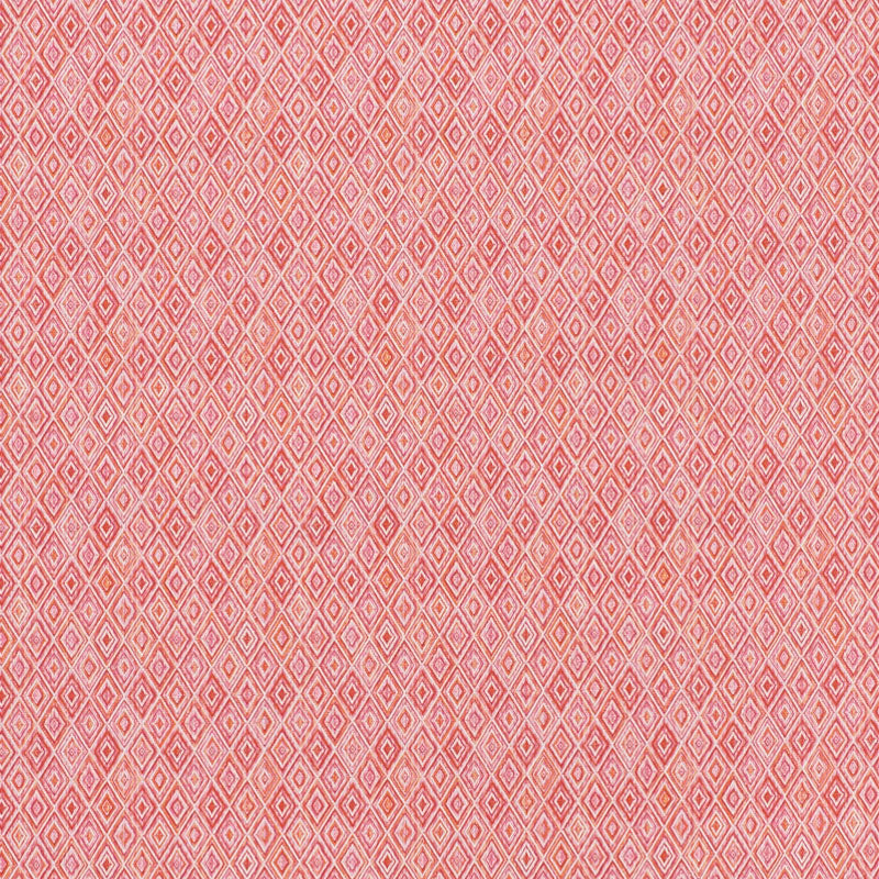 SCHUMACHER  INDOOR/OUTDOOR: PRINTS & WOVENS DIAMOND STRIE INDOOR/OUTDOOR PATTERN WOVENS,HIGH PERFORMANCE,INDOOR/OUTDOOR PATTERN WOVENS,HIGH PERFORMANCE,INDOOR/OUTDOOR PINK , ORANGE   - 75922