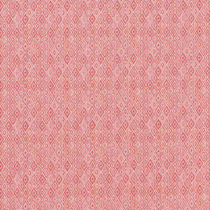 SCHUMACHER  INDOOR/OUTDOOR: PRINTS & WOVENS DIAMOND STRIE INDOOR/OUTDOOR PATTERN WOVENS,HIGH PERFORMANCE,INDOOR/OUTDOOR PATTERN WOVENS,HIGH PERFORMANCE,INDOOR/OUTDOOR PINK , ORANGE   - 75922