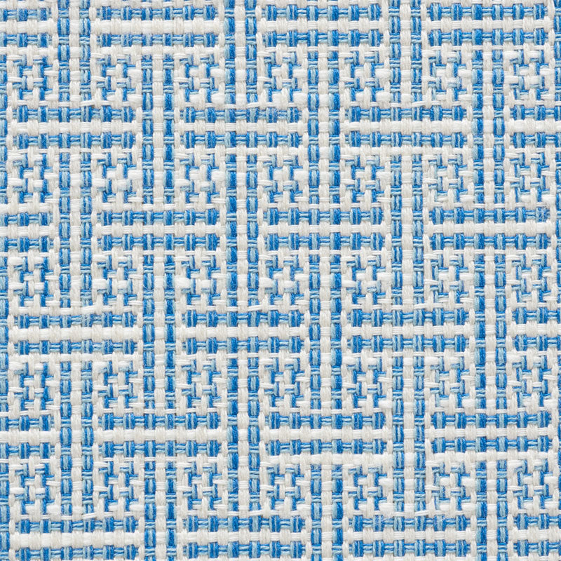 SCHUMACHER  INDOOR/OUTDOOR: PRINTS & WOVENS BRICKELL INDOOR/OUTDOOR PATTERN WOVENS,INDOOR/OUTDOOR,HIGH PERFORMANCE PATTERN WOVENS,INDOOR/OUTDOOR,HIGH PERFORMANCE BLUE   - 75930