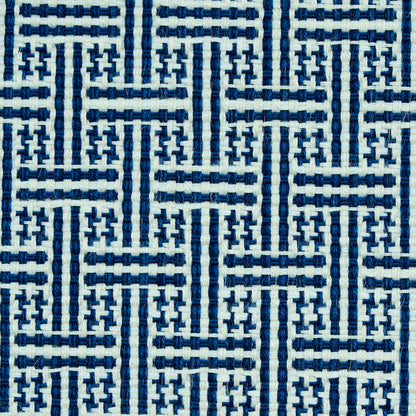 SCHUMACHER  INDOOR/OUTDOOR: PRINTS & WOVENS BRICKELL INDOOR/OUTDOOR PATTERNED WOVENS,INDOOR/OUTDOOR,HIGH PERFORMANCE PATTERNED WOVENS,INDOOR/OUTDOOR,HIGH PERFORMANCE NAVY   - 75936