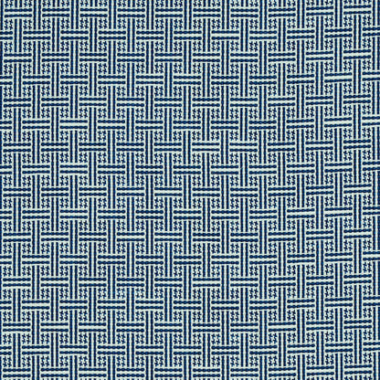 SCHUMACHER  INDOOR/OUTDOOR: PRINTS & WOVENS BRICKELL INDOOR/OUTDOOR PATTERNED WOVENS,INDOOR/OUTDOOR,HIGH PERFORMANCE PATTERNED WOVENS,INDOOR/OUTDOOR,HIGH PERFORMANCE NAVY   - 75936
