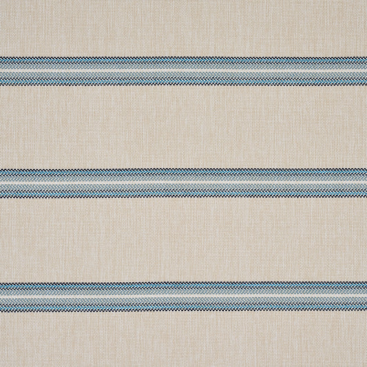 SCHUMACHER  INDOOR/OUTDOOR RECOLORS GARDEN STRIPE INDOOR/OUTDOOR INDOOR/OUTDOOR,PATTERN WOVENS,HIGH PERFORMANCE INDOOR/OUTDOOR,PATTERN WOVENS,HIGH PERFORMANCE BLUE   - 75973
