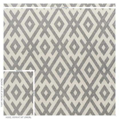 SCHUMACHER  CLUB CAVALIER EQUIX CHENILLE,HIGH PERFORMANCE,PATTERN WOVENS CHENILLE,HIGH PERFORMANCE,PATTERN WOVENS CHARCOAL   - 76021