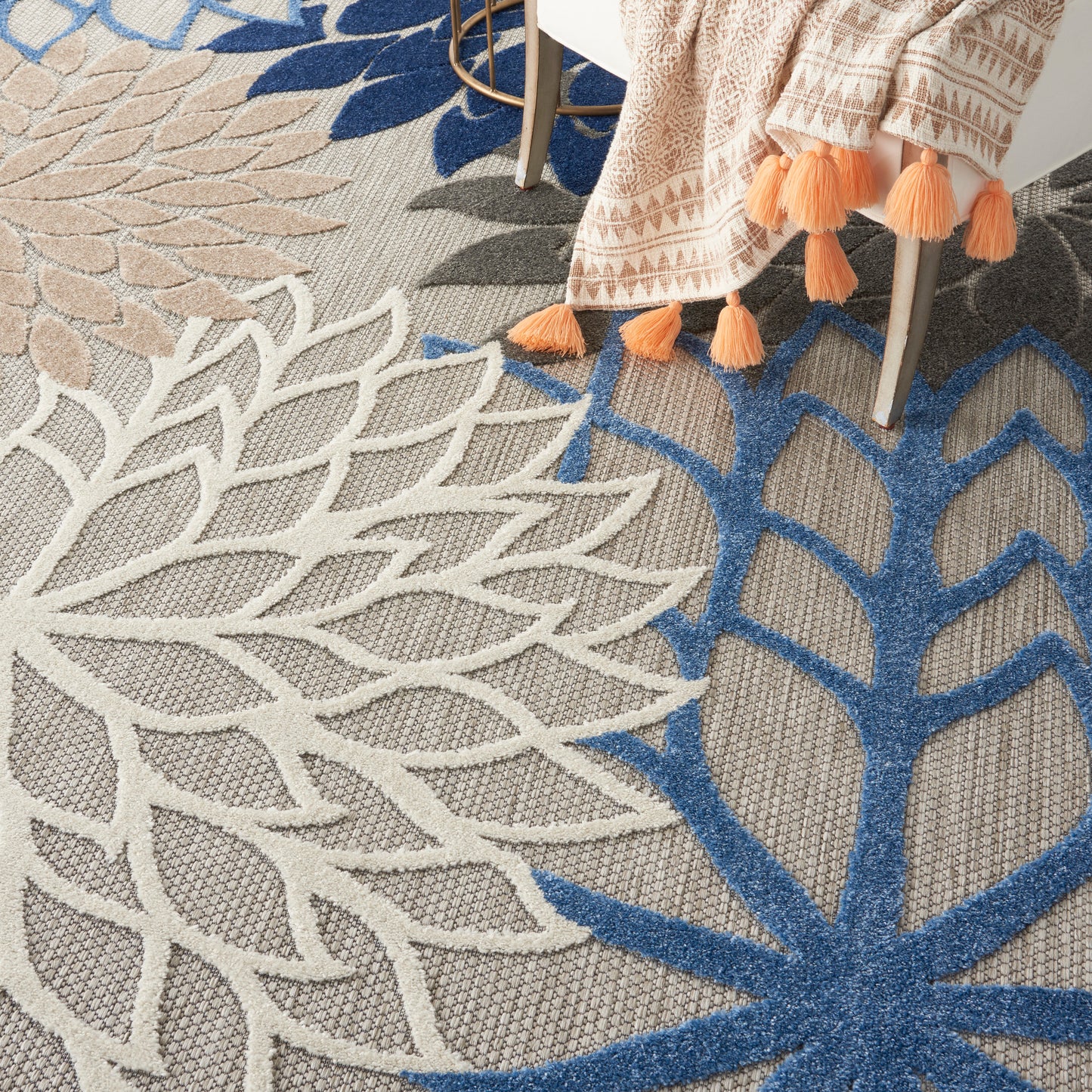 Nourison Rugs Nourison Home   Tropical 8' X Round    - 099446739919