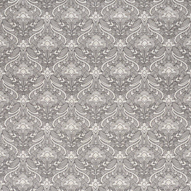 SCHUMACHER  FREE SPIRIT Hendrix Embroidery EMBROIDERIES EMBROIDERIES BLACK   - 76162