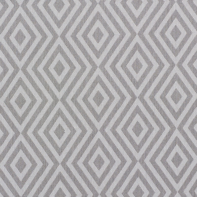 Muted grey diamond lattice pattern with repeating diamond shapes.