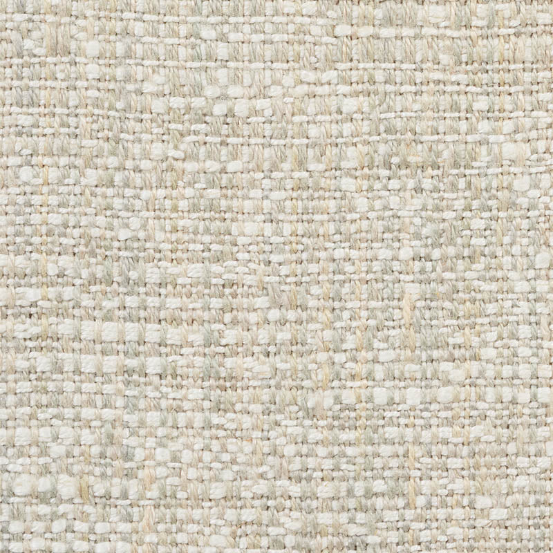 Beige woven rug close-up with a chunky textured grid in cream and tan