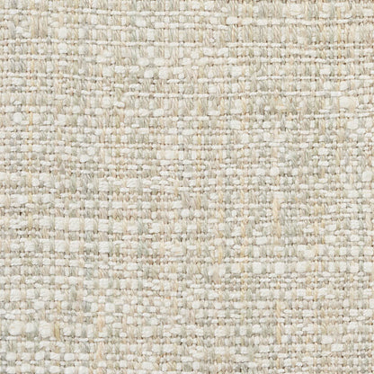 Beige woven rug close-up with a chunky textured grid in cream and tan