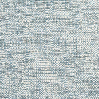 Light blue and white woven fabric with a subtle geometric dotted pattern; versatile upholstery or decor textile.
