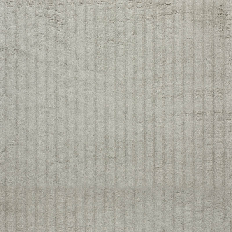 Light gray ribbed textured surface with vertical grooves, corduroy-like appearance.