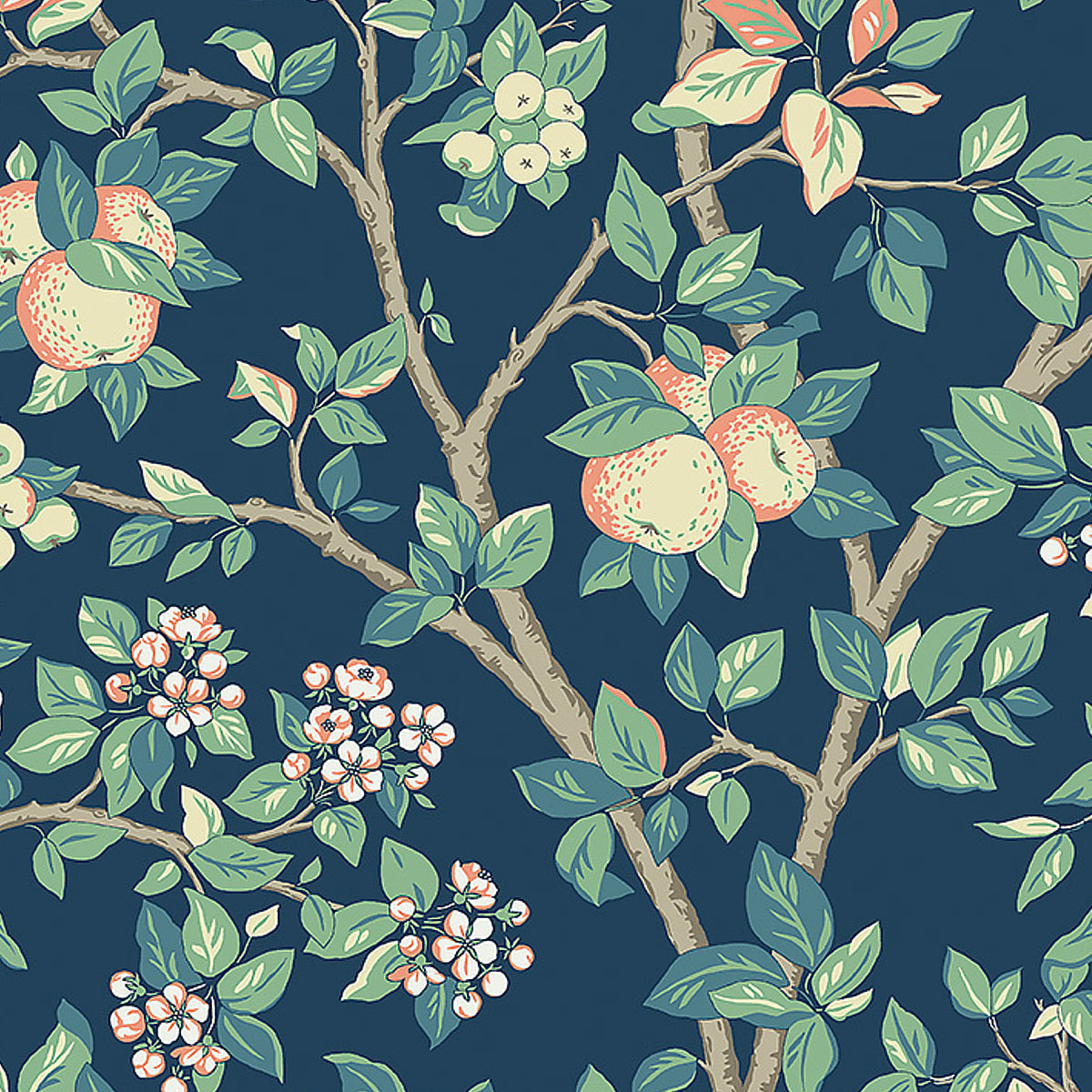 SCHUMACHER  Borastapeter INGRID MARIE   NAVY   - 7651