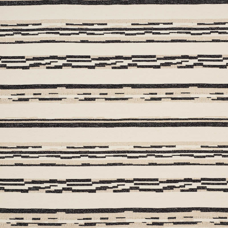 SCHUMACHER  WORLD VIEW SAMBAR PATTERN WOVENS PATTERN WOVENS BLACK , GOLD   - 76511