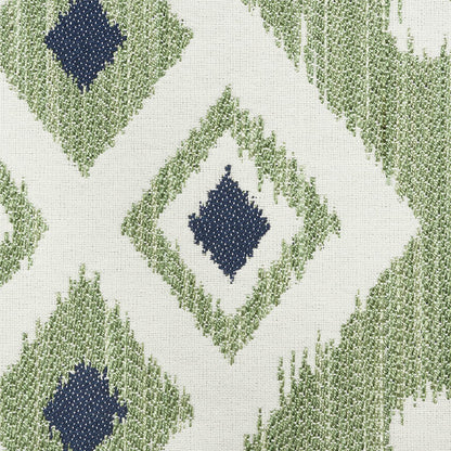 SCHUMACHER  WORLD VIEW CRUSOE IKAT PATTERN WOVENS PATTERN WOVENS GREEN   - 76522