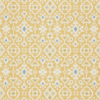 SCHUMACHER  WORLD VIEW CRUSOE IKAT PATTERN WOVENS PATTERN WOVENS YELLOW   - 76523