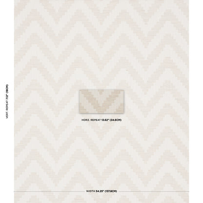 SCHUMACHER  ORPHEUM VERNE PATTERN WOVENS PATTERN WOVENS NATURAL   - 76530