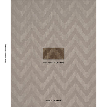 SCHUMACHER  ORPHEUM VERNE WOVEN WOVEN CHESTNUT   - 76534