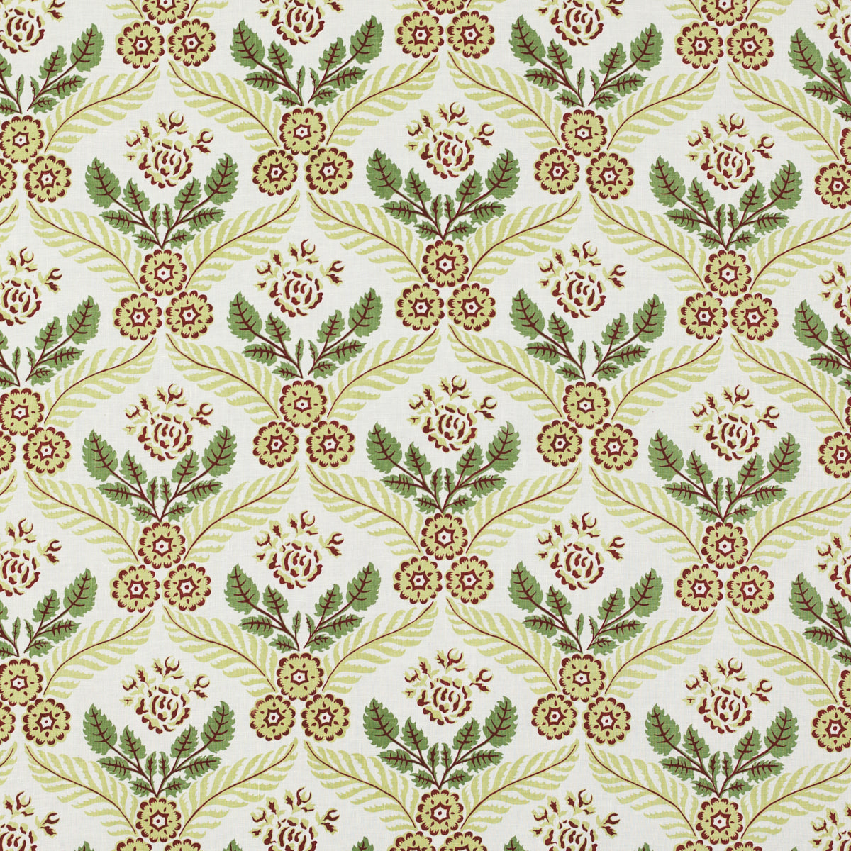 SCHUMACHER  RAOUL TEXTILES AGNES PRINTS PRINTS CAPER   - 765B37