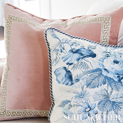 SCHUMACHER FABRIC  PERFECT BASICS: VELVET ROCKY PERFORMANCE VELVET   BLUSH   - 76600