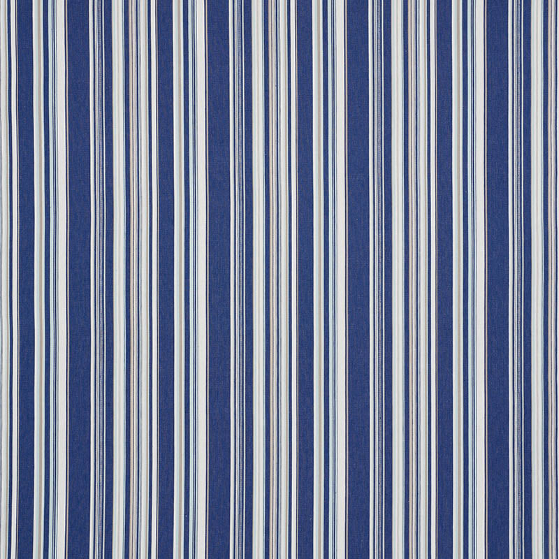 SCHUMACHER  INDOOR/OUTDOOR LINEN PONDEROSA STRIPE PATTERN WOVENS,HIGH PERFORMANCE,INDOOR/OUTDOOR PATTERN WOVENS,HIGH PERFORMANCE,INDOOR/OUTDOOR BLUE   - 76630