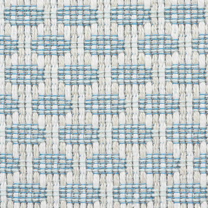SCHUMACHER  INDOOR/OUTDOOR LINEN HICKOX INDOOR/OUTDOOR PATTERN WOVENS,HIGH PERFORMANCE,INDOOR/OUTDOOR PATTERN WOVENS,HIGH PERFORMANCE,INDOOR/OUTDOOR SKY   - 76650