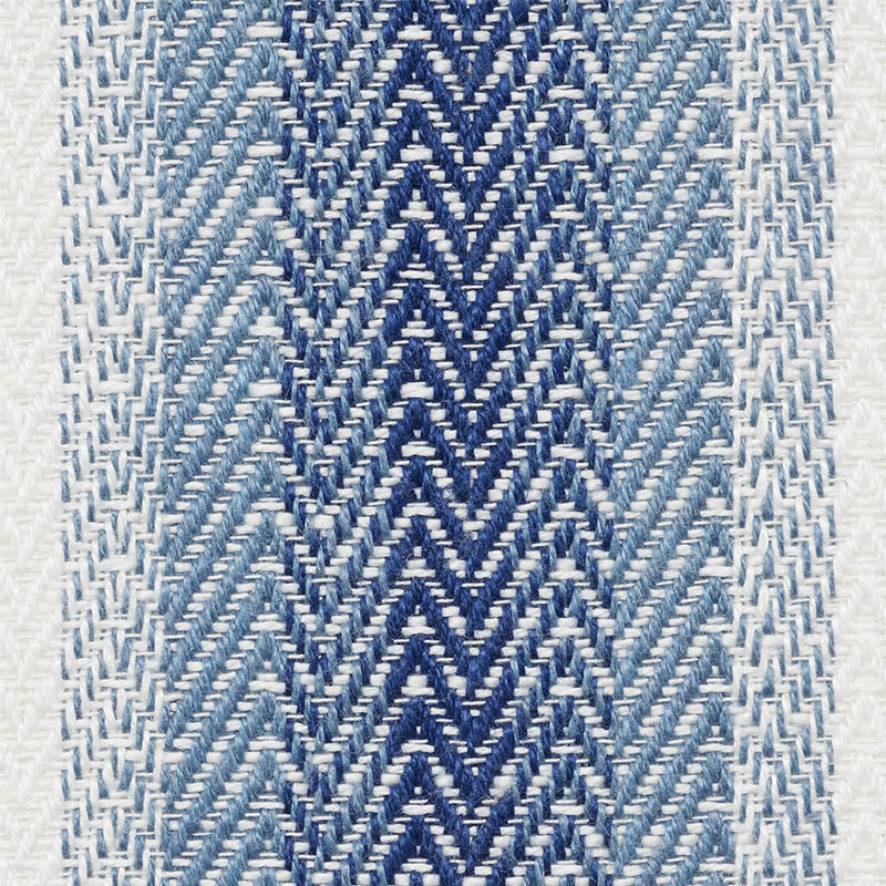 SCHUMACHER FABRIC  INDOOR/OUTDOOR LINEN COLADA STRIPE INDOOR/OUTDOOR   BLUE   - 76660