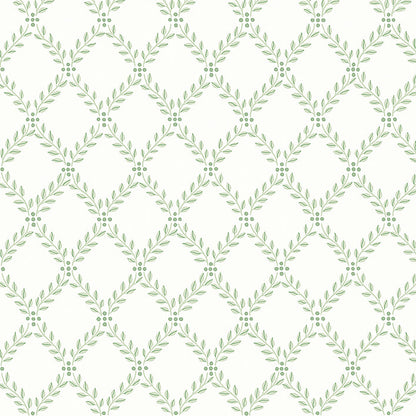 SCHUMACHER  Borastapeter TRELLIS LEAVES   LEAF   - 7671