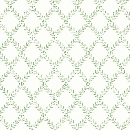 SCHUMACHER  Borastapeter TRELLIS LEAVES   LEAF   - 7671