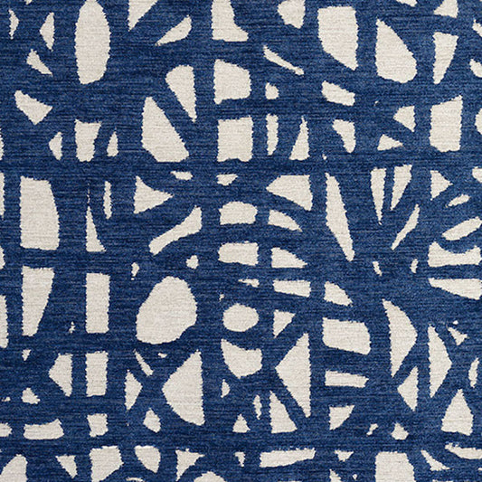 SCHUMACHER  FREEHAND MOMENTUM CHENILLE,HIGH PERFORMANCE,PATTERN WOVENS CHENILLE,HIGH PERFORMANCE,PATTERN WOVENS BLUE   - 76710