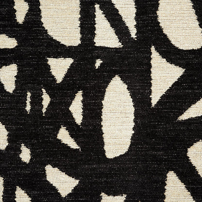 SCHUMACHER  FREEHAND MOMENTUM CHENILLE,HIGH PERFORMANCE,PATTERN WOVENS CHENILLE,HIGH PERFORMANCE,PATTERN WOVENS BLACK   - 76711