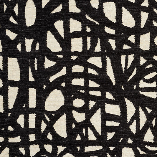 SCHUMACHER  FREEHAND MOMENTUM CHENILLE,HIGH PERFORMANCE,PATTERN WOVENS CHENILLE,HIGH PERFORMANCE,PATTERN WOVENS BLACK   - 76711
