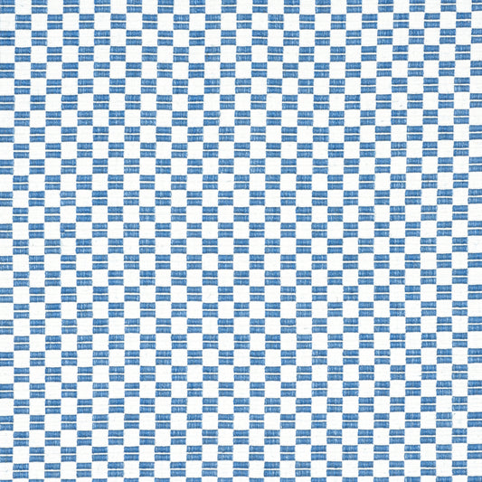 SCHUMACHER  FOLK ART ELKHART PATTERN WOVENS PATTERN WOVENS BLUE   - 76740